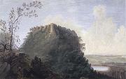 unknow artist South-east View of the Fort of Bijaigarh oil painting on canvas